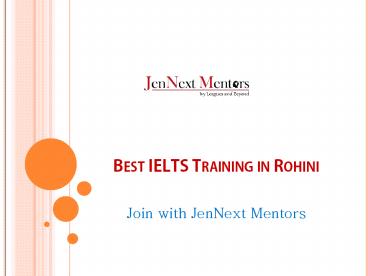 Find Best IELTS Coaching in Rohini