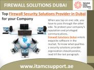 Firewall Security Solutions Provider in Dubai