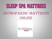 Orthopaedic mattress online – Sleep Spa
