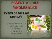 Essential Oils Wholesaler