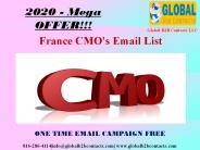France CMO's Email List