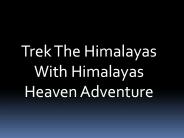 Trek The Himalayas