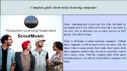 Complete guide about music licensing companies