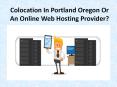What to use: Colocation Portland Oregon or a Web hosting provider? PowerPoint PPT Presentation