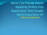 Visa2Fly-Online Visa Application