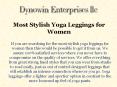 Most Stylish Yoga Leggings for Women PowerPoint PPT Presentation
