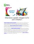 What does a graphic designer do for your company? PowerPoint PPT Presentation