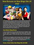New Bonuses on New Bingo Site UK 2020 PowerPoint PPT Presentation
