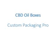 CBD Oil Boxes
