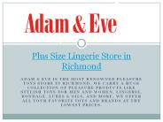 Plus Size Lingerie Store in Richmond