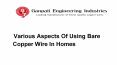 Various Aspects Of Using Bare Copper Wire In Homes PowerPoint PPT Presentation