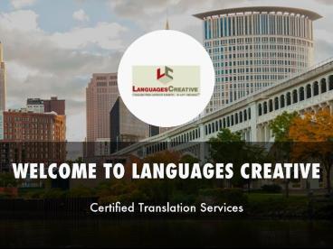 Languages Creative Presentation