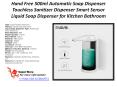 Hand Free 500ml Automatic Soap Dispenser Touchless Sanitizer Dispenser Smart Sensor Liquid Soap Dispenser for Kitchen Bathroom PowerPoint PPT Presentation