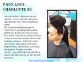Faux Locs Charlotte NC PowerPoint PPT Presentation