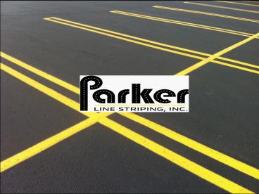Parking Lot Line Painting - Parker Line Striping