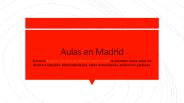 Aulas en Madrid