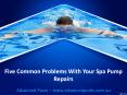 Five Common Problems With Your Spa Pump Repairs PowerPoint PPT Presentation