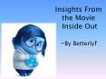 Insights From "Inside Out" PowerPoint PPT Presentation
