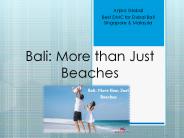 Bali: More than Just Beaches