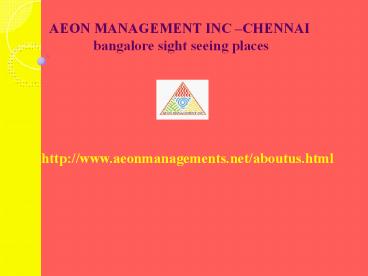 Aeon management Inc Chennai (80))))