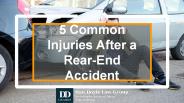 5 Common Injuries After a Rear-End Accident