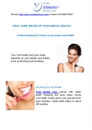 Oral Health Tips