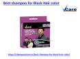 best shampoo for black hair color PowerPoint PPT Presentation