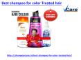 The best shampoo treated for hair color PowerPoint PPT Presentation