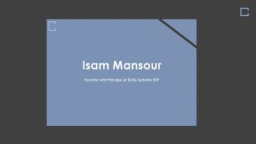 Isam Mansour - Real Estate Investor
