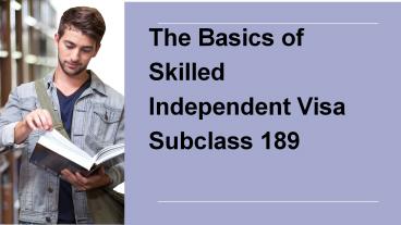 Visa Subclass 189 | 189 visa | ISA Migrations