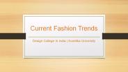 Current Fashion Trends - Avantika University