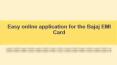 Easy online application for the Bajaj EMI Card