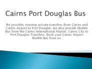 cairns airport shuttle bus