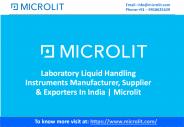 Laboratory Liquid Handling Equipment Manufacturer