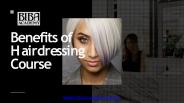 Benefits of hairdressing course