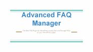 WordPress FAQ Plugin - Advanced FAQ Manager