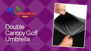 Double Canopy Golf Umbrella