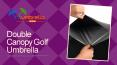 Double Canopy Golf Umbrella PowerPoint PPT Presentation