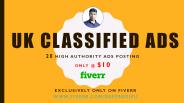 UK Classified Ads Posting on Fiverr