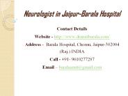 Neurologist in Jaipur-Barala Hospital