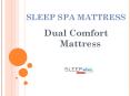 Double bed Dual Comfort Mattress – Sleep Spa PowerPoint PPT Presentation