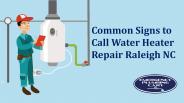 Common Signs to Call Water Heater Repair Raleigh NC