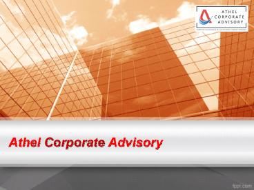 Corporate advisory Services Singapore