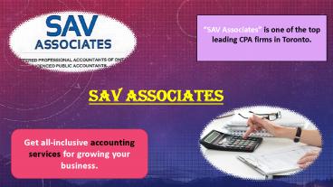 Accounting Service Provider in Toronto