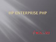 HP Enterprise PHP