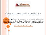 Bean Bag Dealers Bangalore
