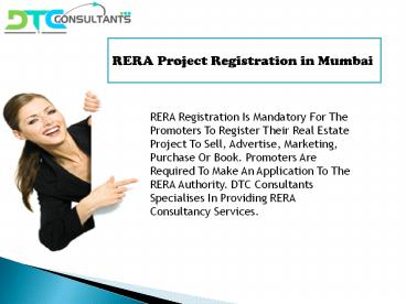 RERA Project Registration in Mumbai - DTC Consultants