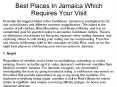 Best Places In Jamaica Which Requires Your Visit PowerPoint PPT Presentation