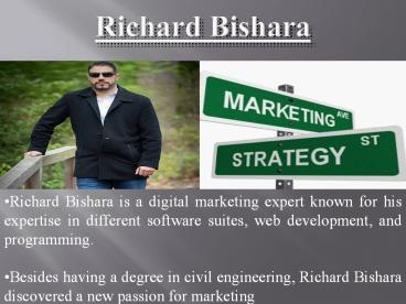 Richard Bishara Marketing Expert