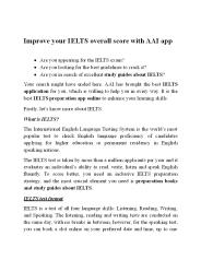 All About Ielts Exam In Punjab